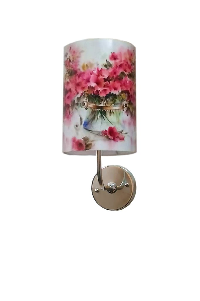 LIGHT ANGLE Handmade Crafted Scented Flowers Sconce Lamp Shade (Multicolour) view 2