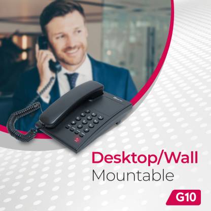 Beetel G10 Corded Landline Phone (Black) view 2