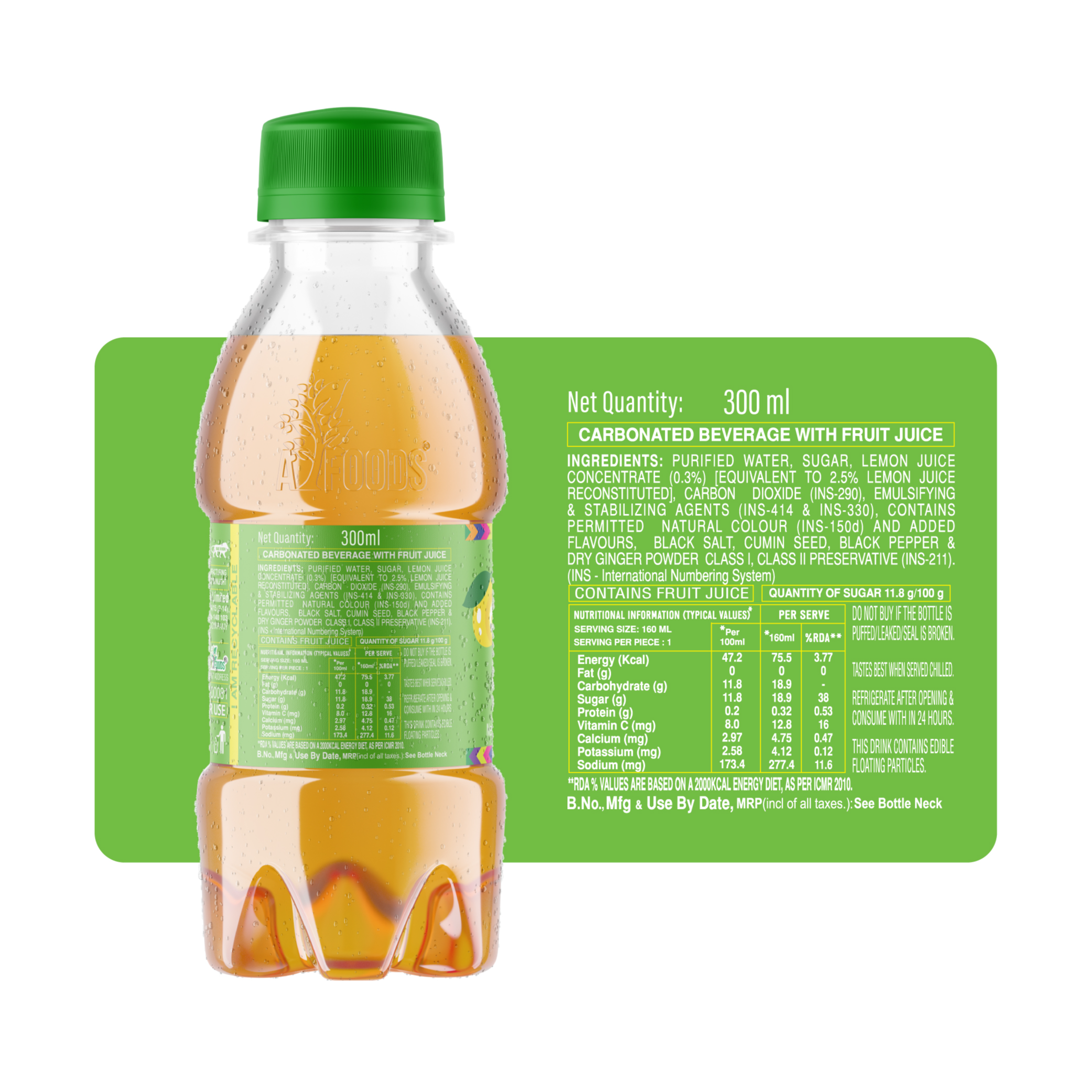 Lahori Zeera - Desi Hi Changa, 300 ml (24 Bottles) view 2