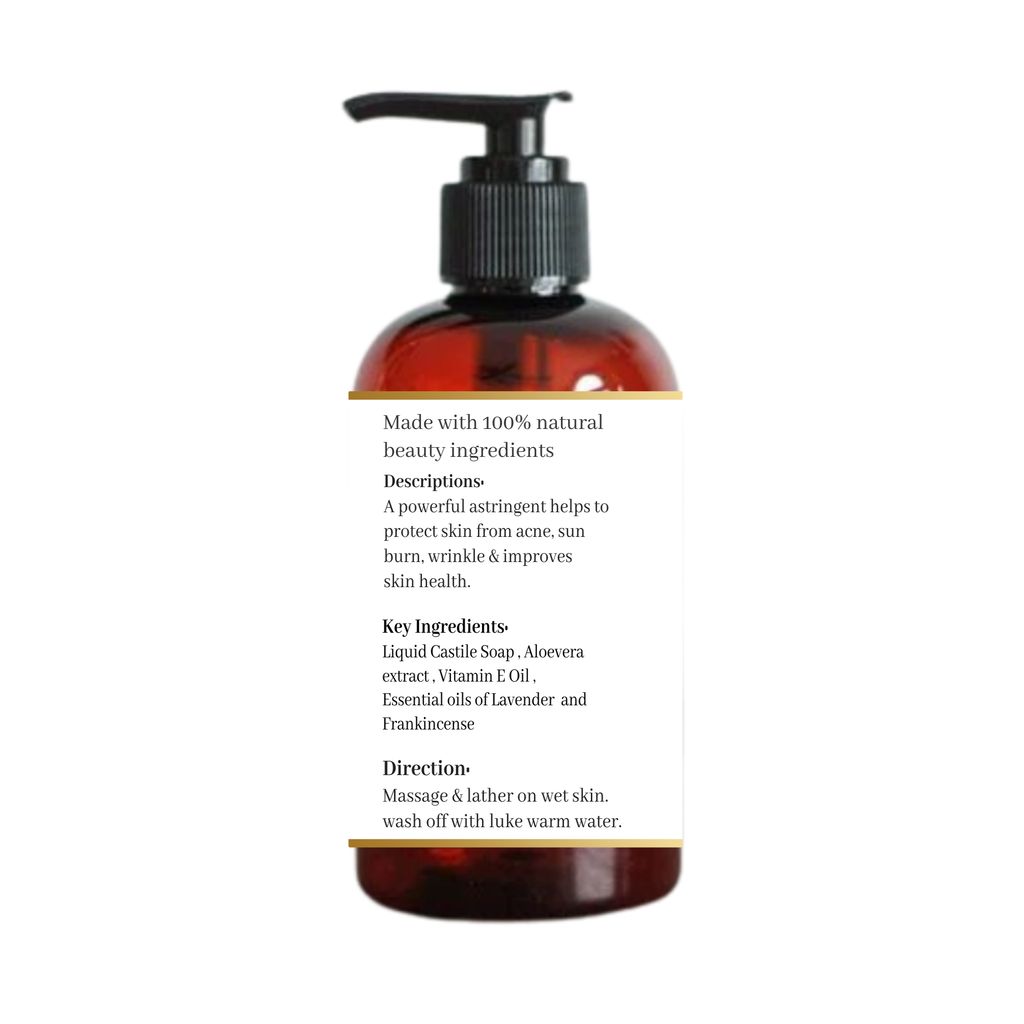 Calming Body Wash Aloe, Lavender and Frankinsence view 2