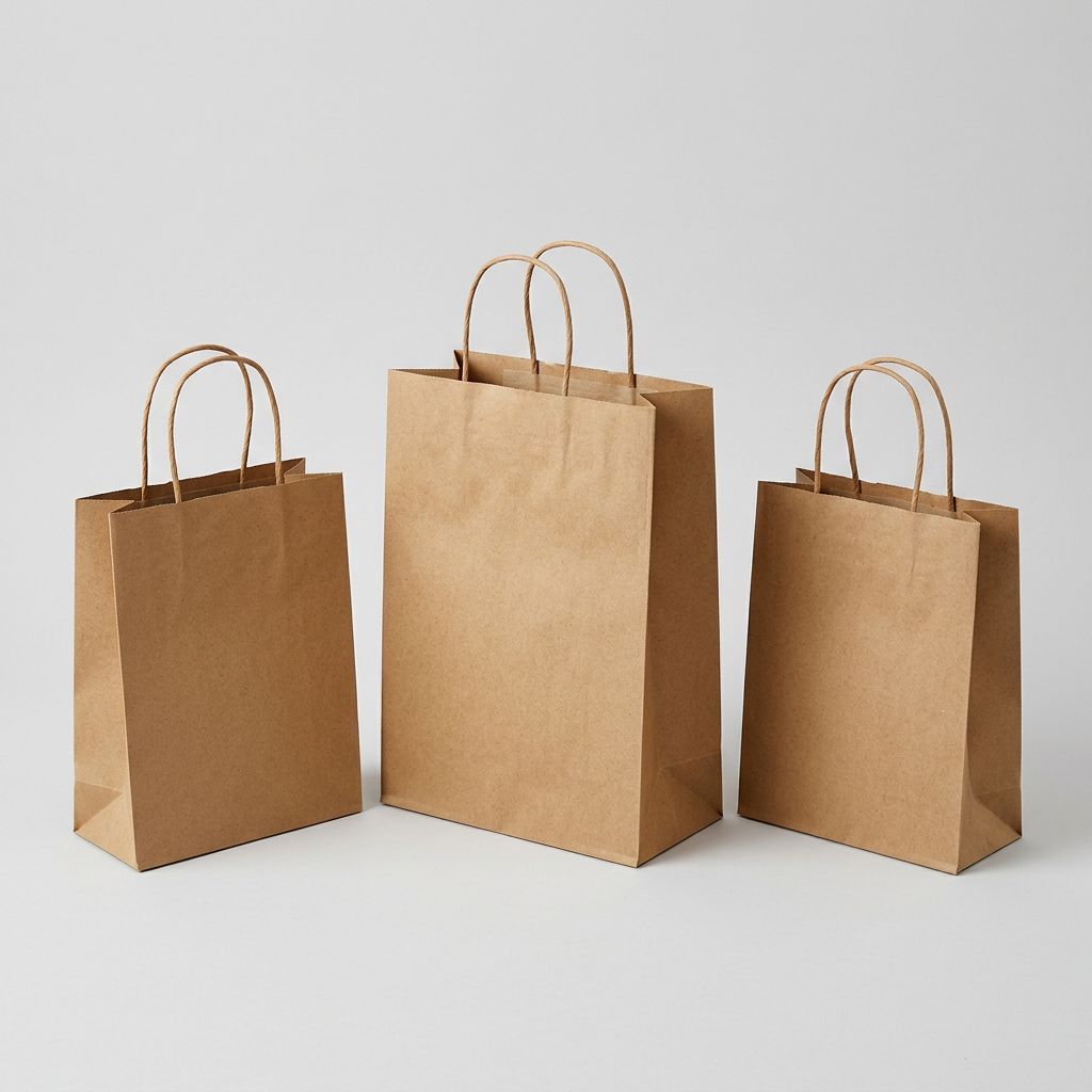 Paper Carry Bag (Brown Kraft)