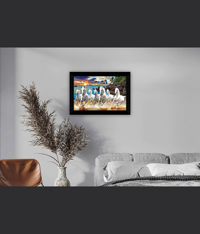 Saf Animal Painting With Frame view 2