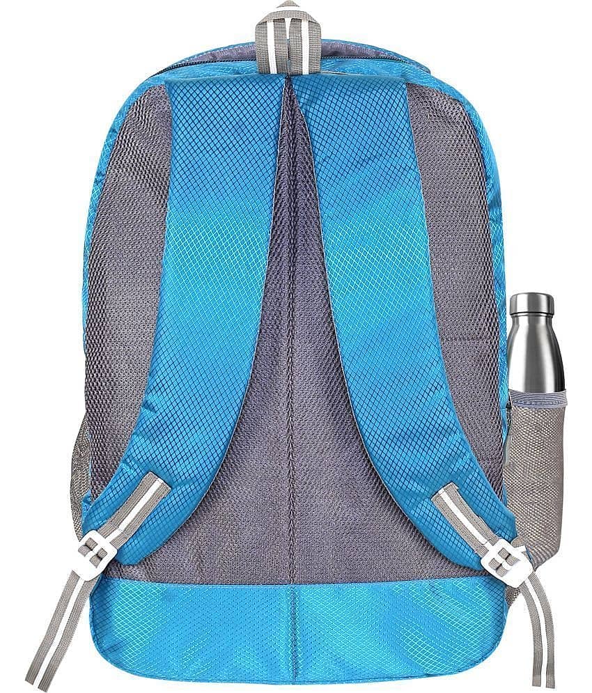 FLYSACK Light Blue PU Backpack ( 40 Ltrs ) view 2