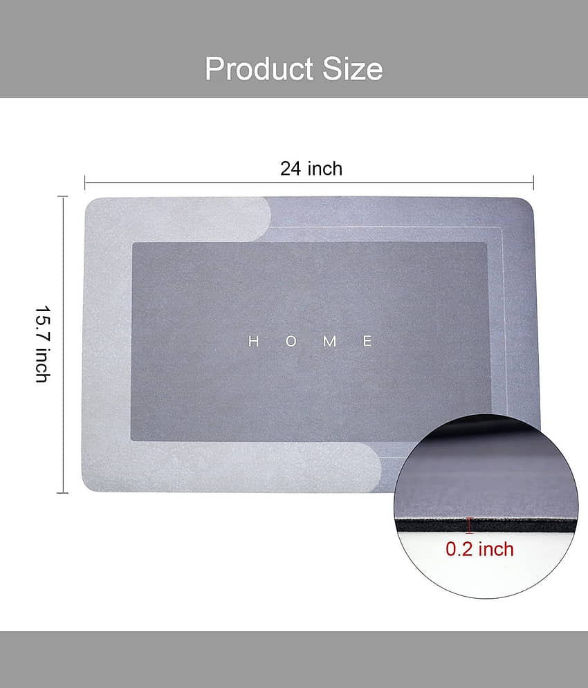 GEEO Pack of 1 40x60 Bath Mat Assorted view 2