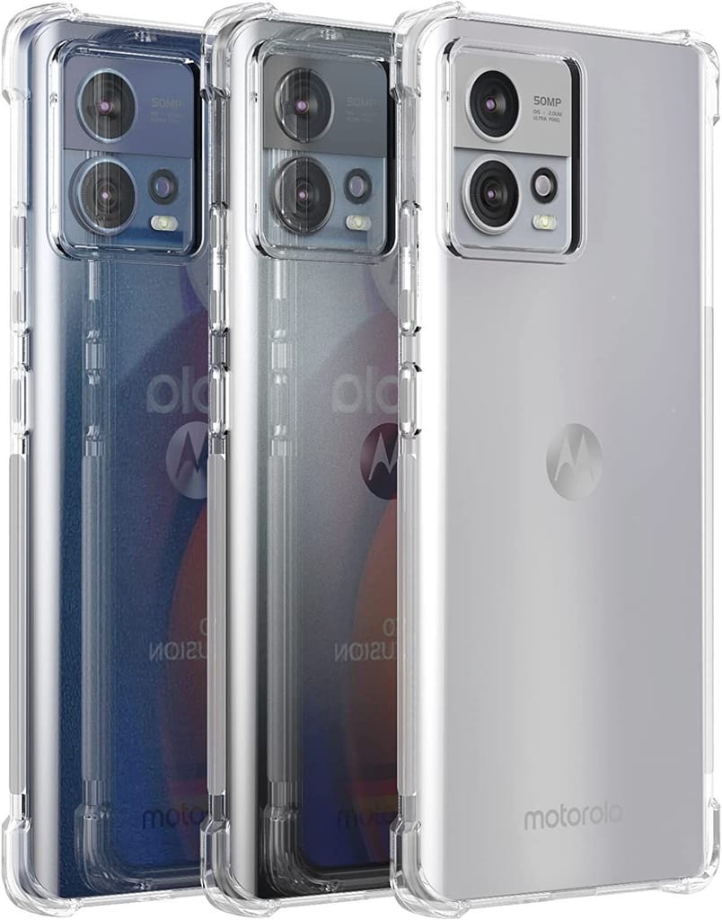 Faircost for Motorola Moto Edge 30 Fusion Back Cover Shockproof (Silicon| Transparent) view 2