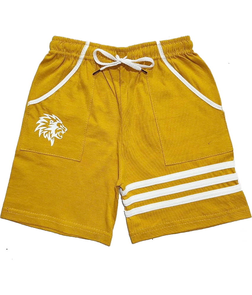 atlans Pack of 2 Cotton Blend Shorts For Boys ( Multi Color ) view 2