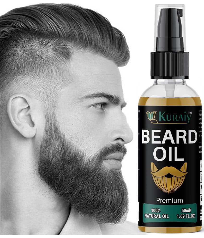 KURAIY Beard Growth Essential Oil For Men Beard Care Hair Growth Nourishing Beard Care view 2