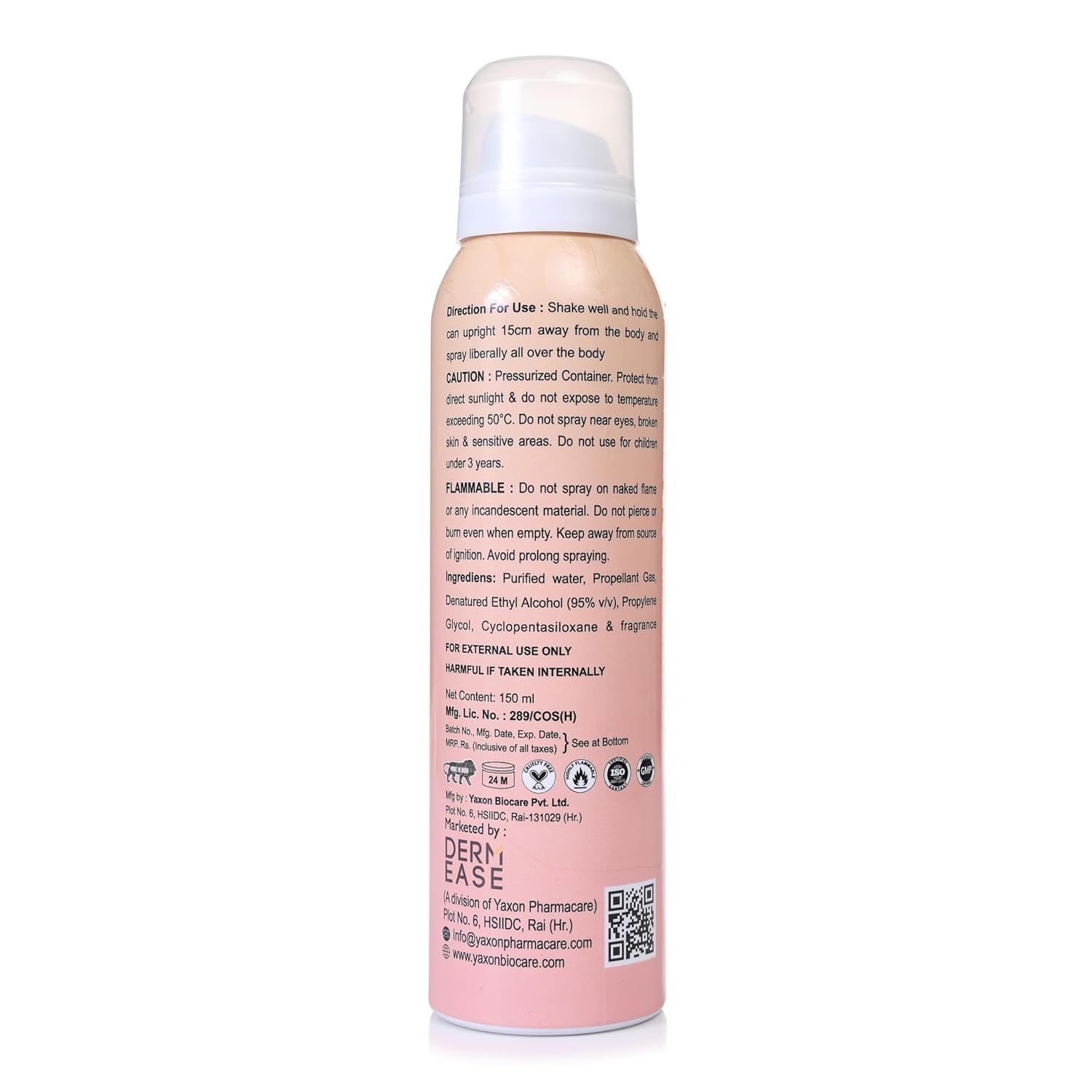 Dermease Mischief Body Spray for Women Long Freshness view 2