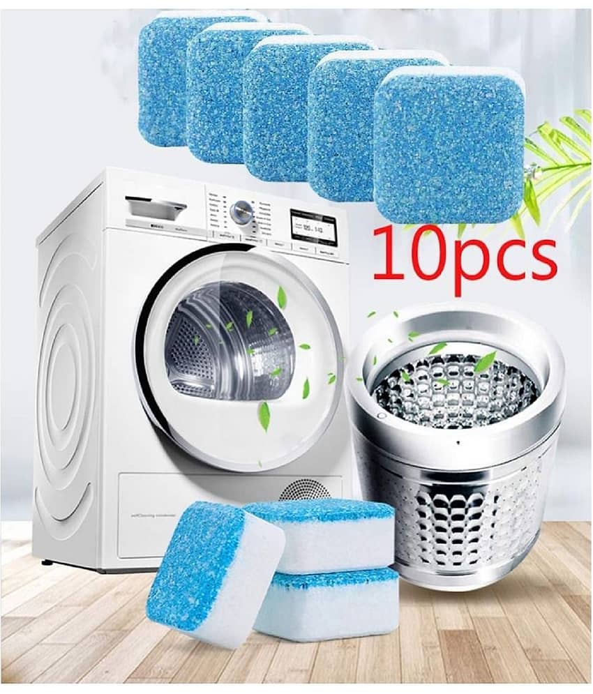 DHSMART Blue Home and Kitchen All Purpose Cleaner Tablets Descaling drum cleaning Machine Cleaner tablet 172 g Pack of 10