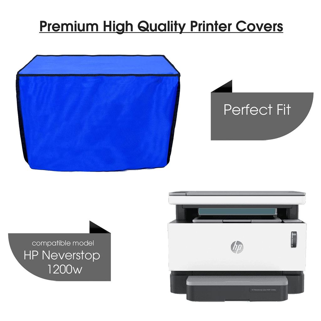 Palap Super Premium Dust Proof Printer Cover for HP Neverstop 1200w (Blue ; 43.05 x 34.34 x 33.7 cm) view 2