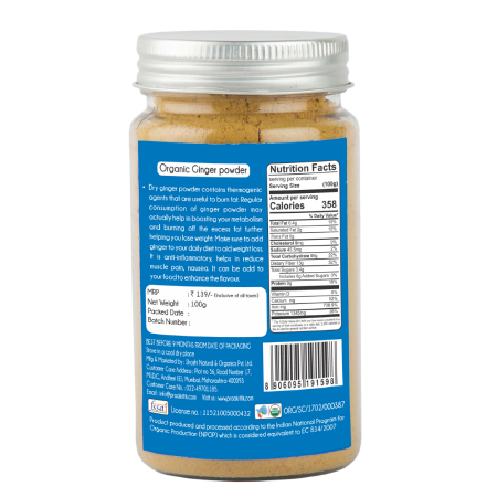Praakritik Organic Ginger Powder 100 G view 2