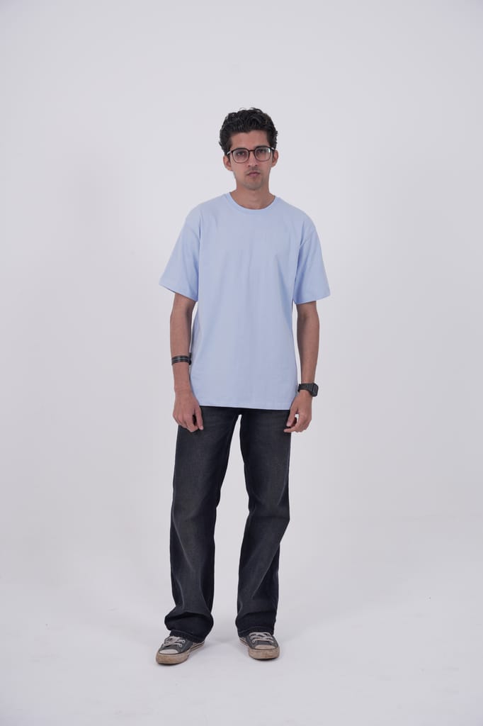 Essential Basics 210GSM Oversized Plain Tshirt view 2