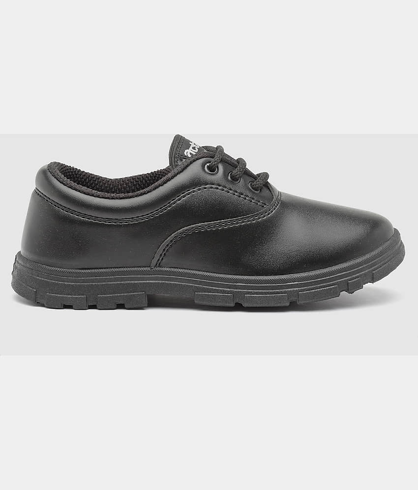 Action - Black Boy's School Shoes ( 1 Pair ) view 2