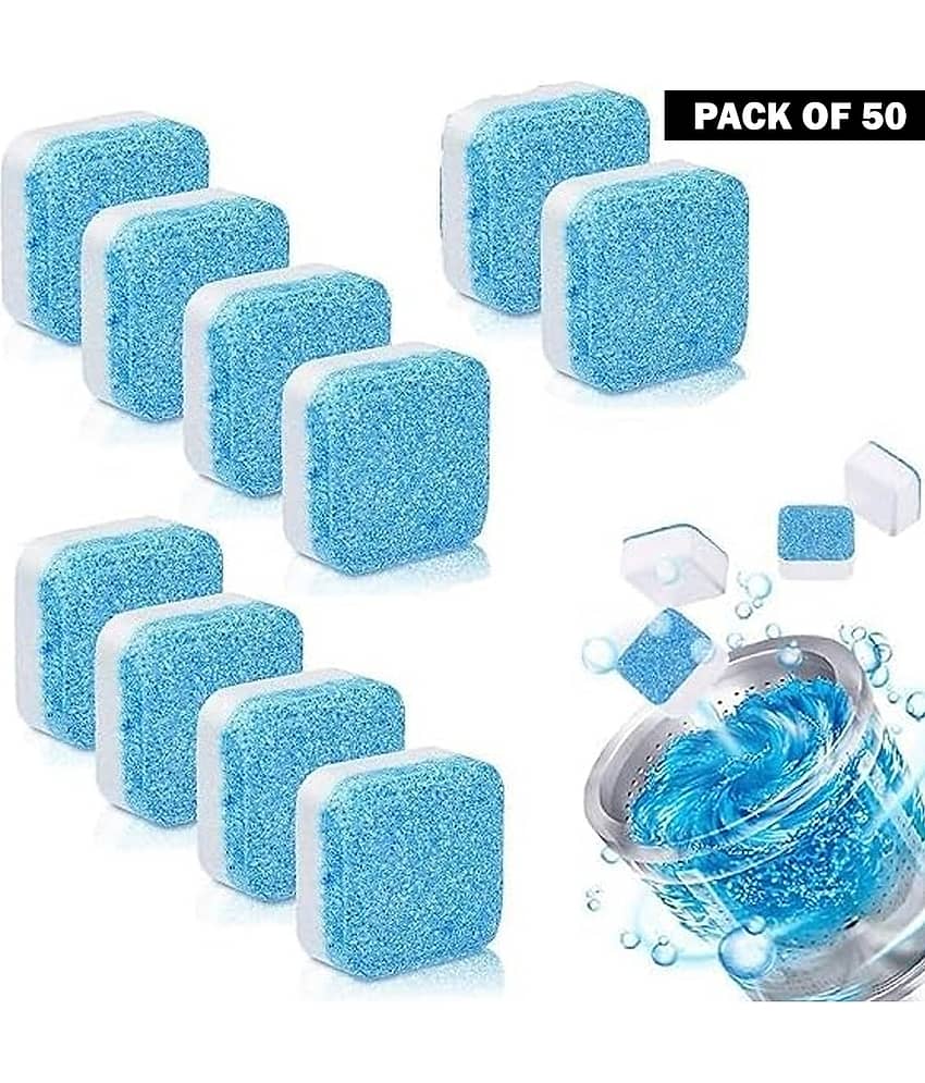 sakimo Washing Machine Cleaner Deep Cleaning Detergent Effervescent Tablet for Perfectly Cleaning of Tub/Drum Laundry Fresh No Smell Home Cleaning Tablet view 2