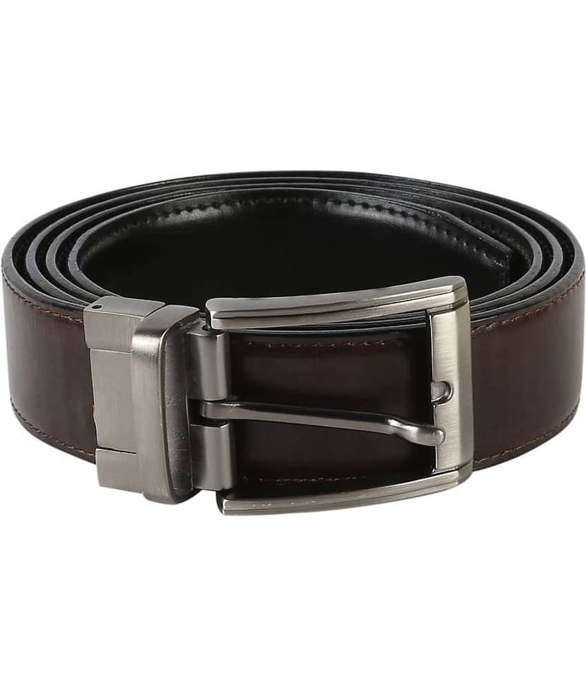 Tie & Cuffs Black PU Casual Belt view 2