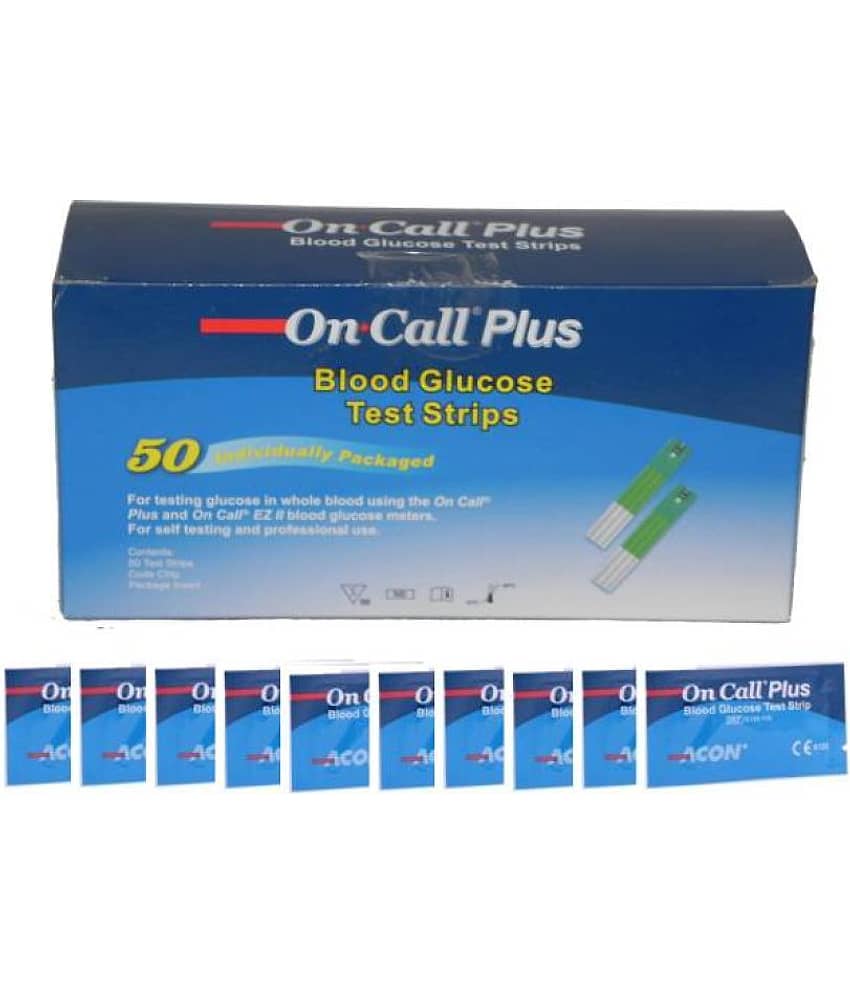 On Call Plus 50 Strips Individually Packed