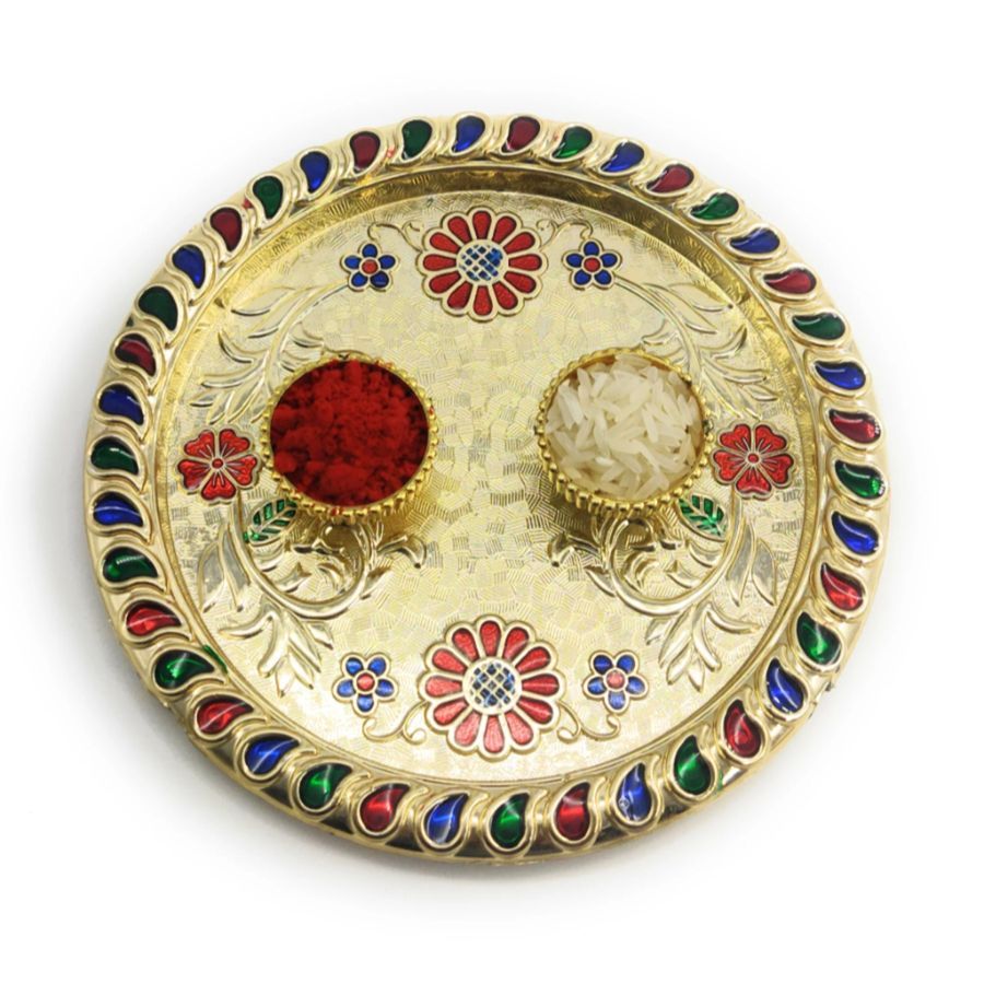 pooja small thali view 2