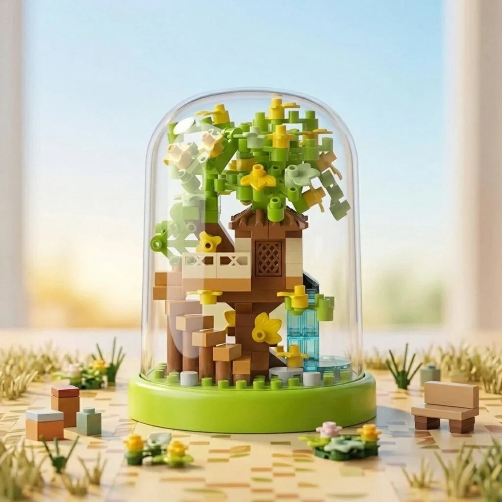 Summer Green Canopy Tree Building Block (1Pc) view 2