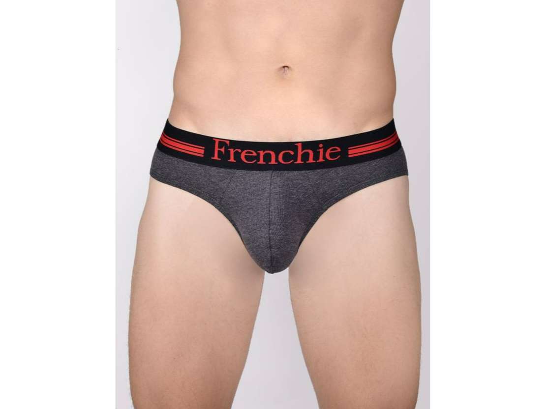 Frenchie Casuals 4001 Men Solid Cotton Briefs in Assorted Colours Pack of 5 - L view 2