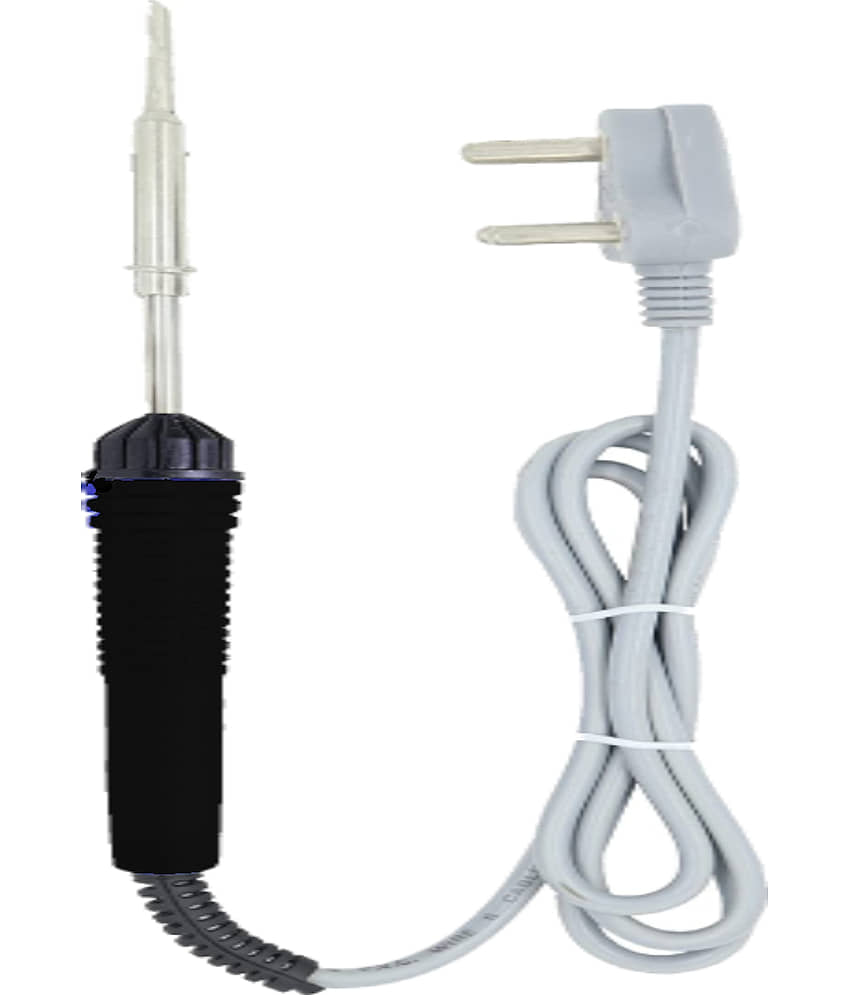 ALDECO: ( 17 in 1 ) 25 Watt Soldering Iron Kit With- Black Iron, Wire, Flux, Wick, Stand, Cutter, Tape, Jumping Wire,Brush, Tester, Tweezer, Desoldering Pump, 2 Clip, Sponge, Bit, Jackley 32 view 2