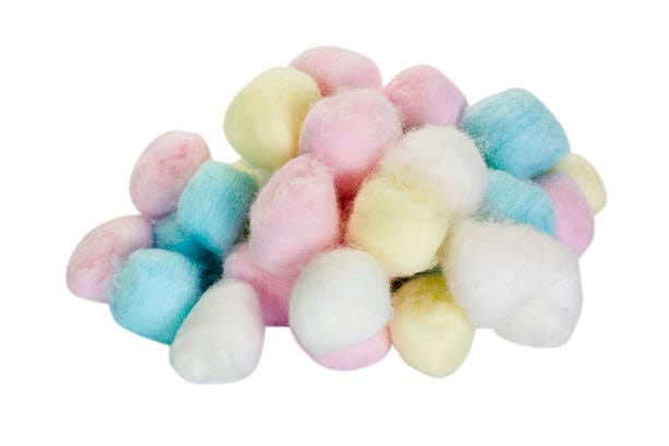 2 Packs of Tru Tip Colored Cotton Balls, AZO Free, Ideal for Pure and Gentle Care (50 pcs each pack) view 2