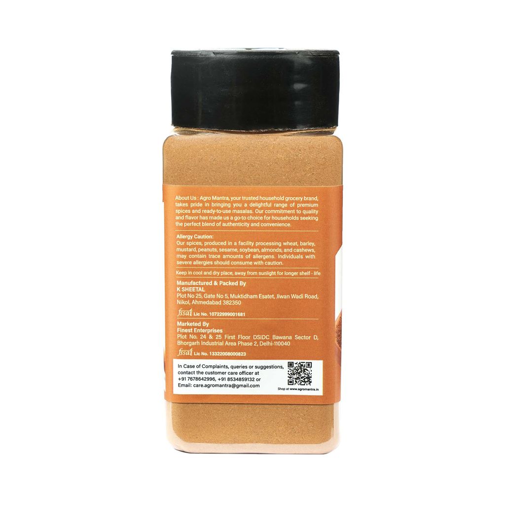 Agro Mantra Cinnamon Powder/dalchini 100g | Rich & Aromatic | Sourced from Kerala | Perfect for Baking, Chai, Biryani & Desserts | Finely Ground for Seamless Blending | Fresh & Preservative-Free view 2