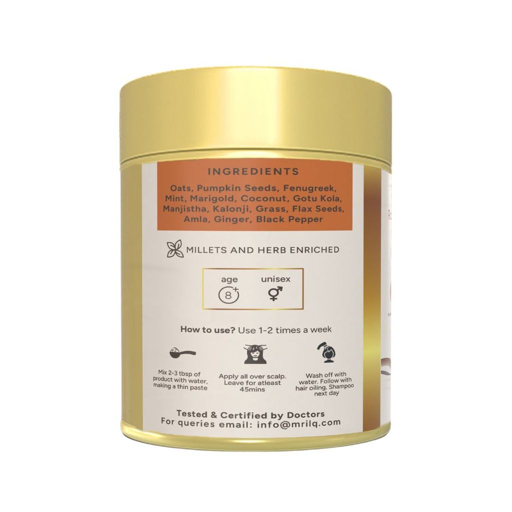 MrilQ Root Basic | Hair Mask | Heals Scalp Infection | Controls Wet Dandruff | Control Hair fall | Nourishes Hair view 2