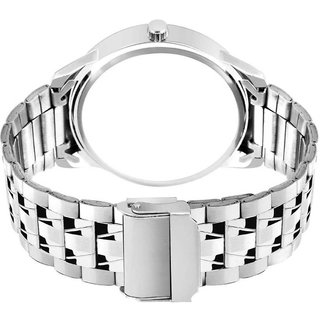 HRV Men's Round Dial Silver Strap Analog Watch view 2