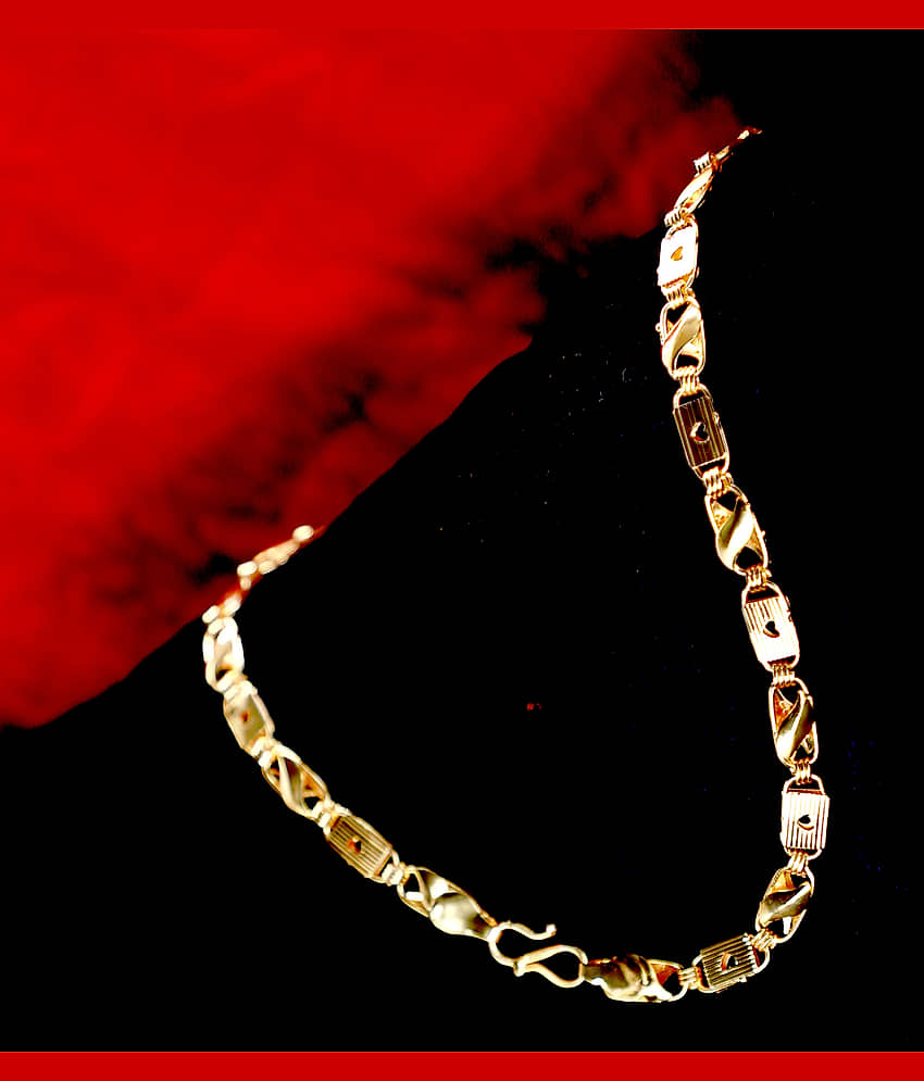 KRIMO Gold Plated Chain ( Set of 1 ) view 2