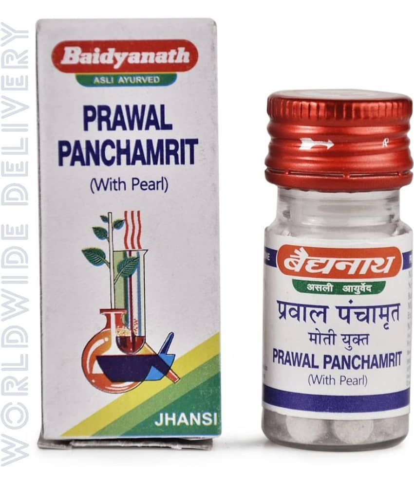 Baidyanath PRAVAL PANCHAMRIT MOTI YUKT 10 TABS (PACK OF 3)