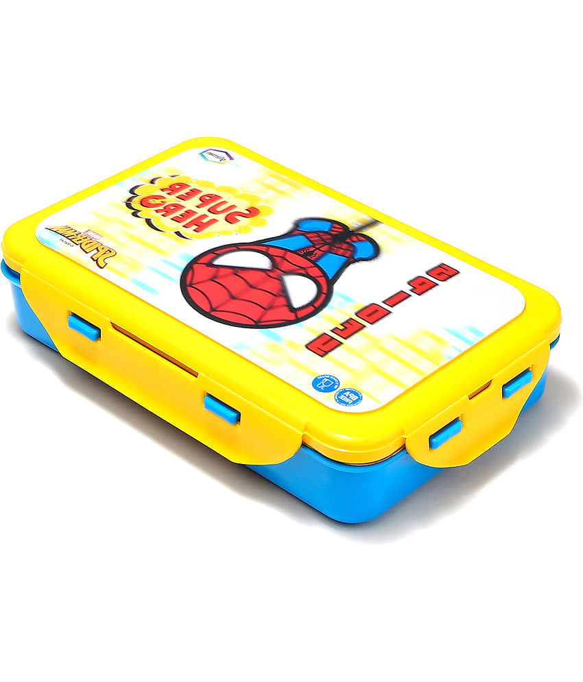 Gluman - Yellow Stainless Steel Lunch Box ( Pack of 1 ) view 2