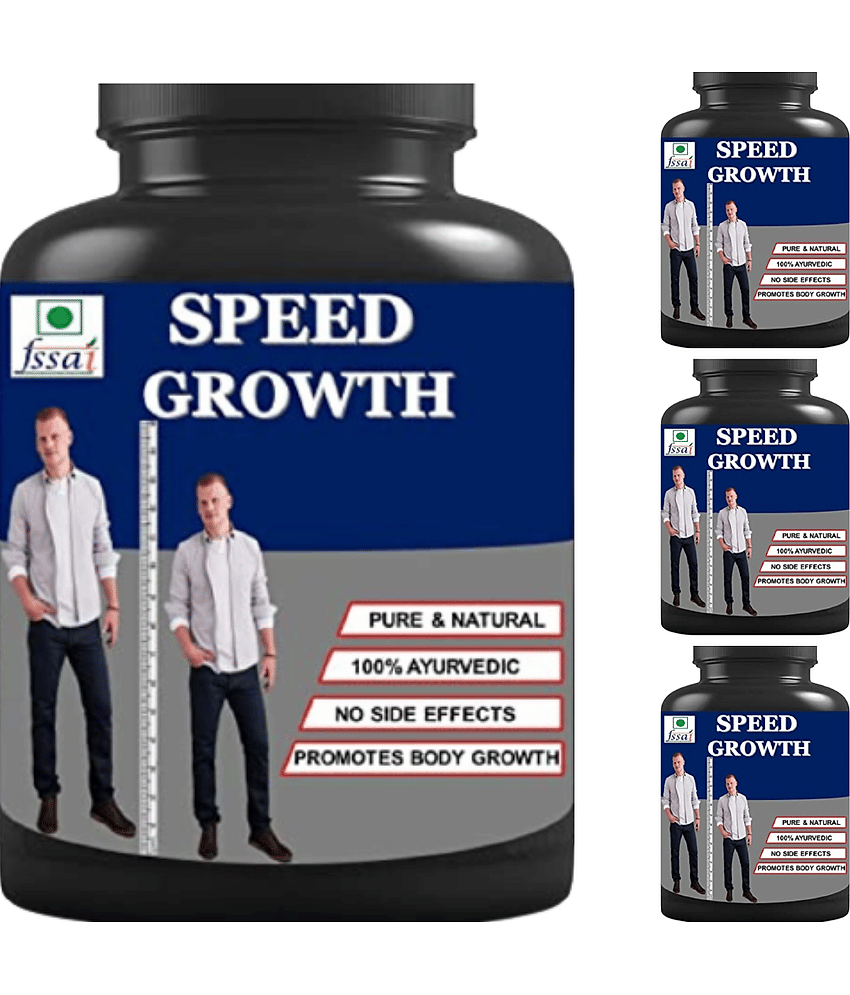 Hindustan Ayurveda speed growth mango flavor 0.4 kg Powder Pack of 4