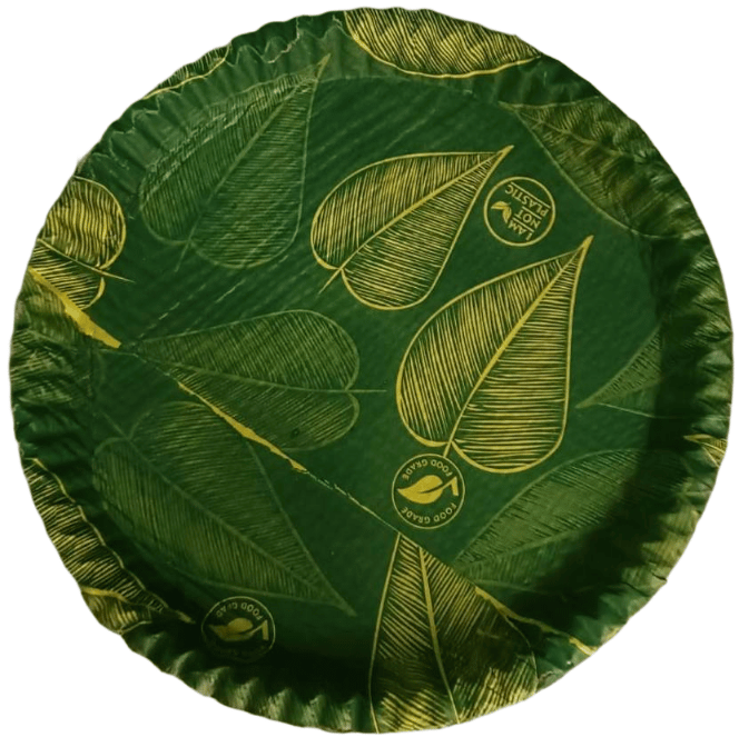 100% Natural Areca Leaf Plates | Eco-Friendly and Biodegradable Disposable Dinnerware | 12 Inches | Pack of 10 view 2