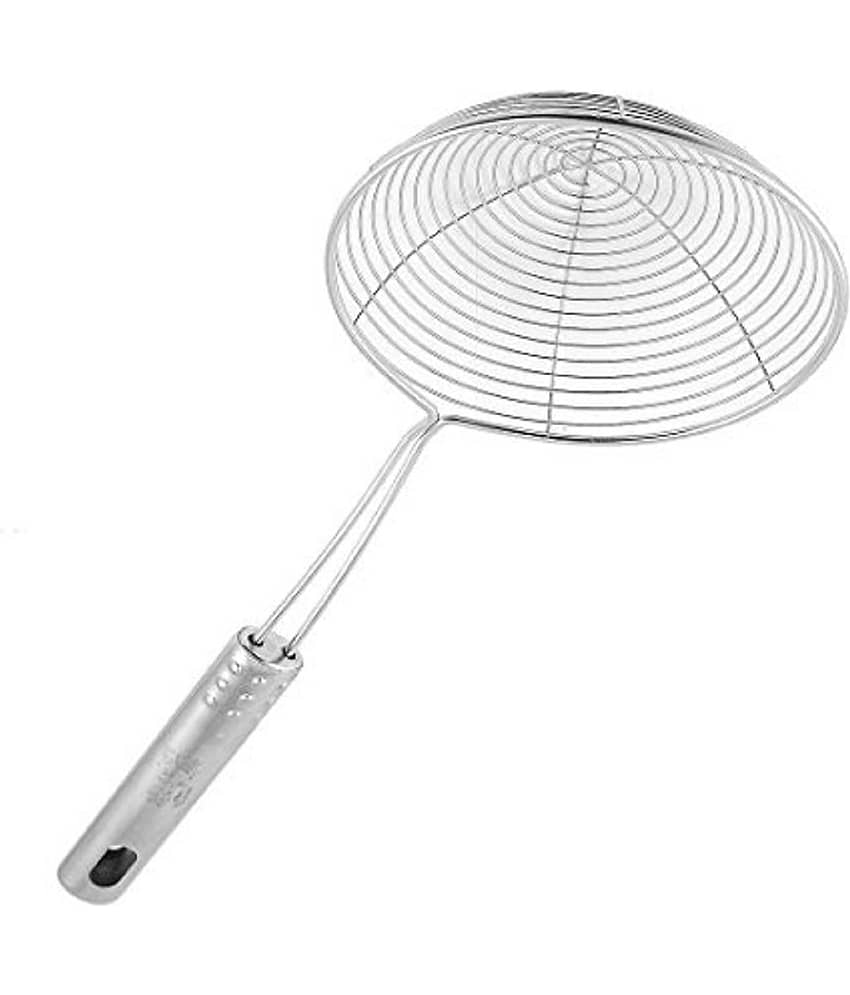 Konquer TimeS Silver Steel Strainer ( Pack of 3 ) view 2