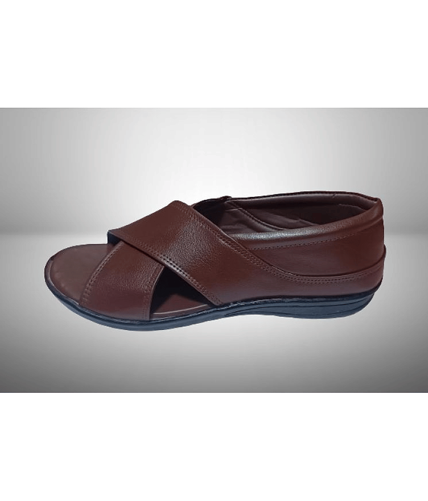 RAGE GAZE - Brown Men's Sandals view 2