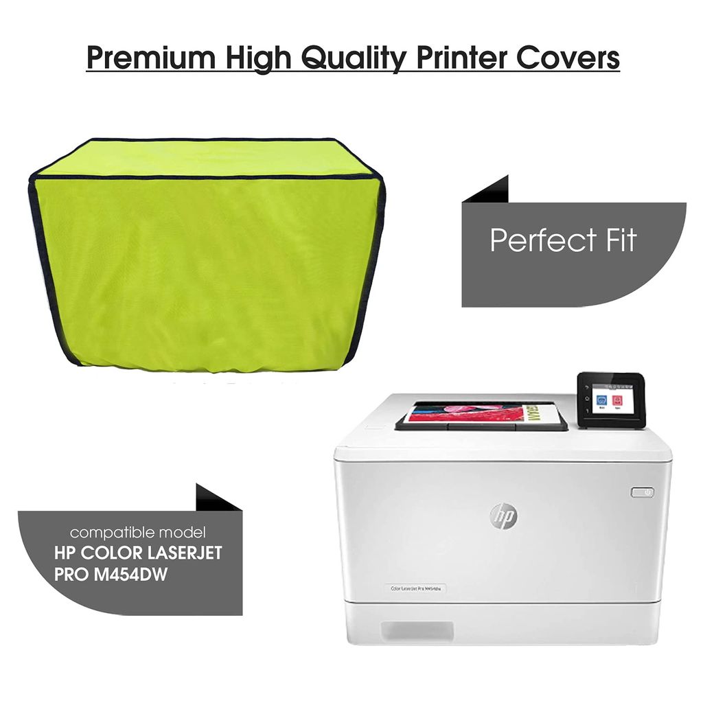 Palap Super Premium Dust Proof Printer Cover for HP Color Laserjet Pro M454dw (Green, 46.15 x 52 x 34.46 CMs) view 2