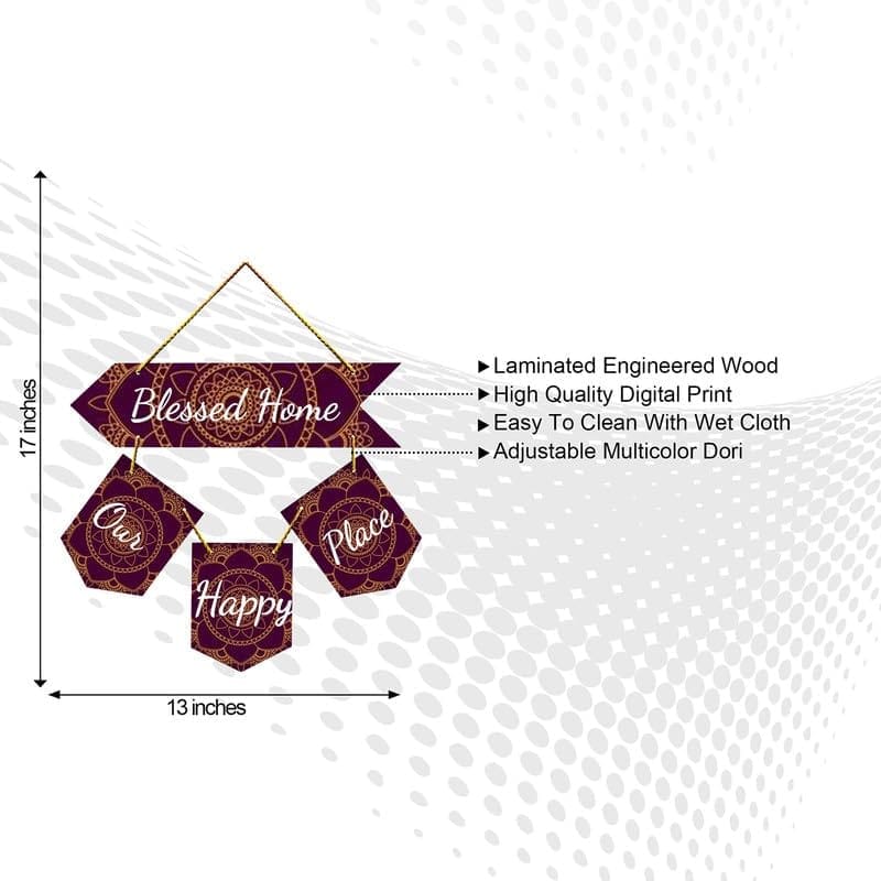 Wall Hangings for Home Decoration Items for Living Room Decor Welcome Home Wall Hanging for Home Office Decoration Handmade Craft Decorative Wall Art (WH2818) view 2