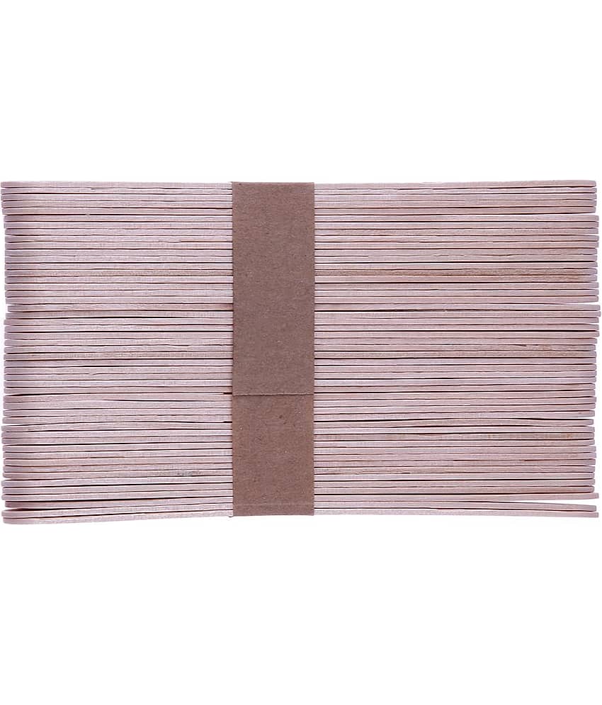 50pcs Wax Hair Removal Sticks Disposable Tongue Depressor Facial Mask Stick view 2