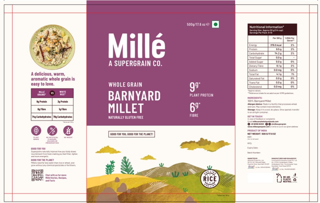 Mille Grains: Barnyard Millet 500g view 2