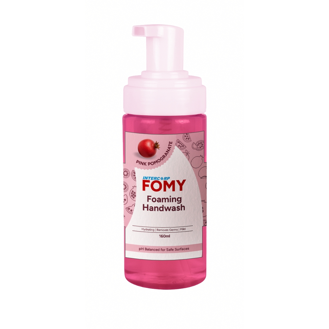 Intercorp Fomy Antibacterial Soft Refreshing Foam Hand Wash, 160 ml (Pink Pomegranate)