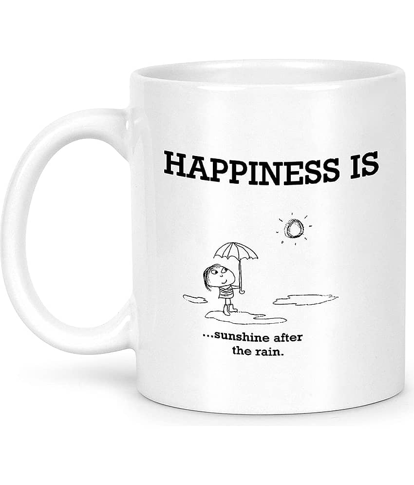 Idream Quote Printed Ceramic Coffee Mug 1 Pcs 330 mL view 2