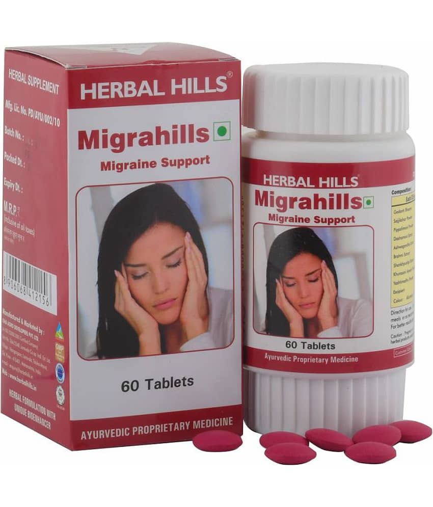 Herbal Hills Migrahills Tablet 60 No.S Pack of 1