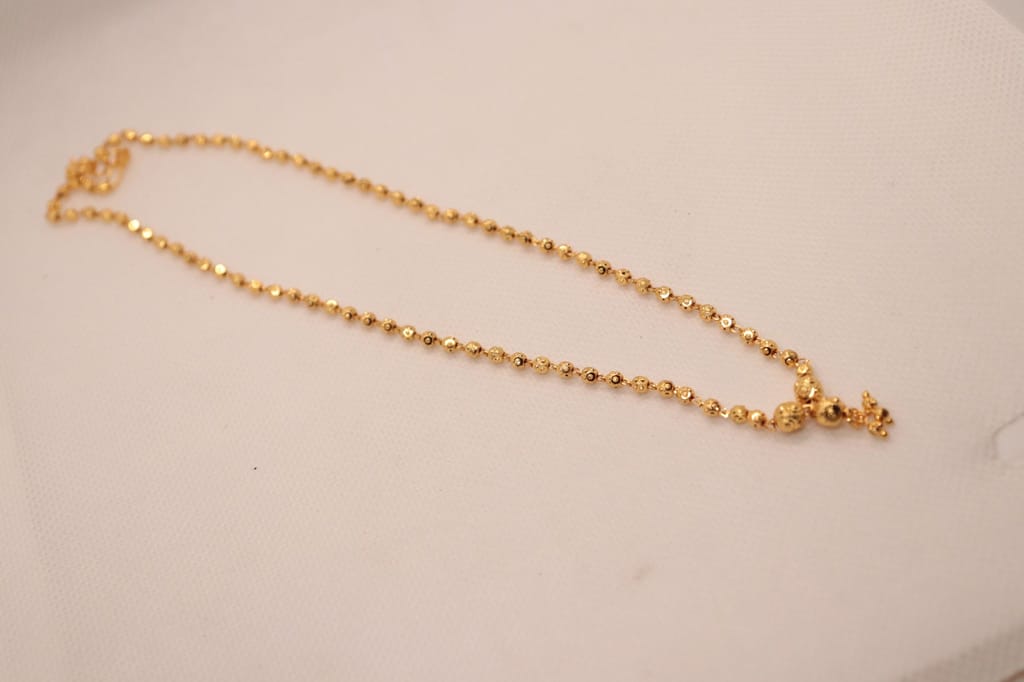 Gold Plated Mangalsutra Traditional Indian Necklace for Women view 2