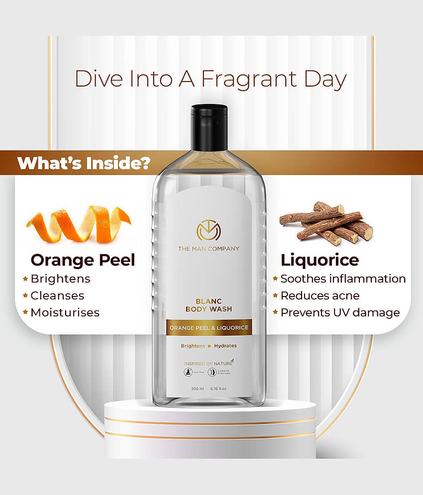The Man Company Blanc Perfumed Body Wash with Body Lotion for Men | Shea Butter & Niacinamide view 2