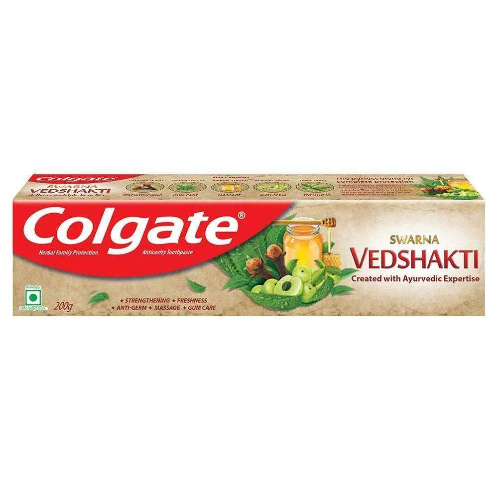 Colgate Tooth Paste Swarna Vedshakti Gel 200Gx2