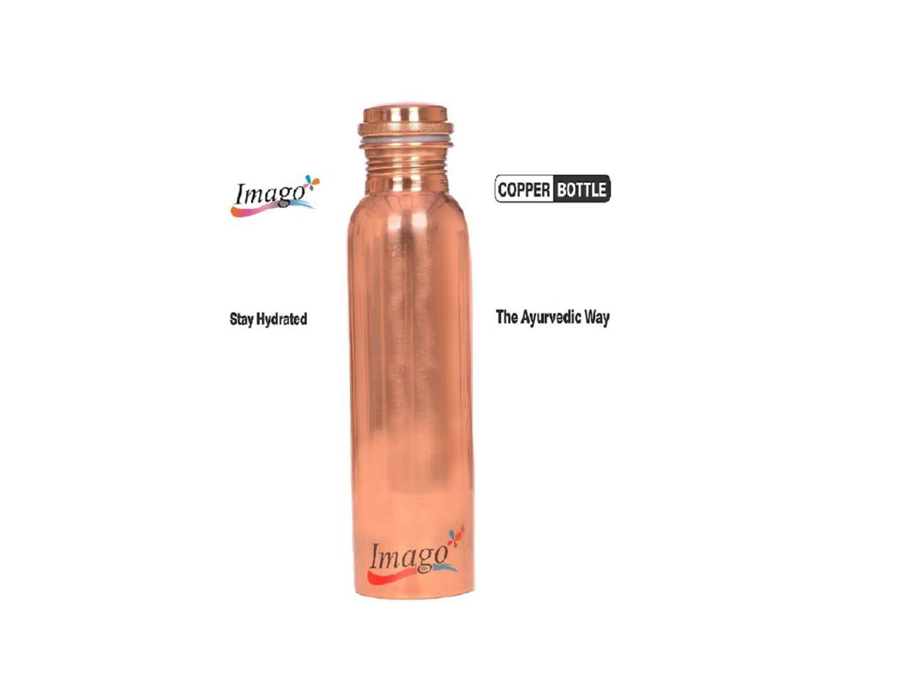 Imago Plain Copper Bottle 1L (Pack of 5) view 2