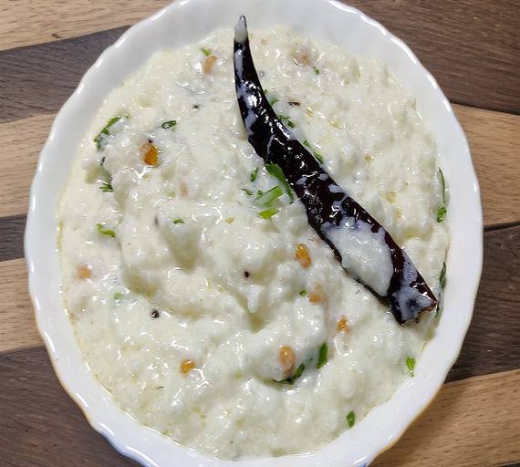 Curd Rice+Poriyal +Appalam