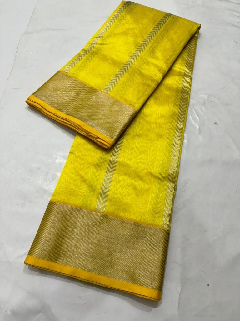 Handloom Chanderi Silk Saree for Wedding and Festive Occasions view 2