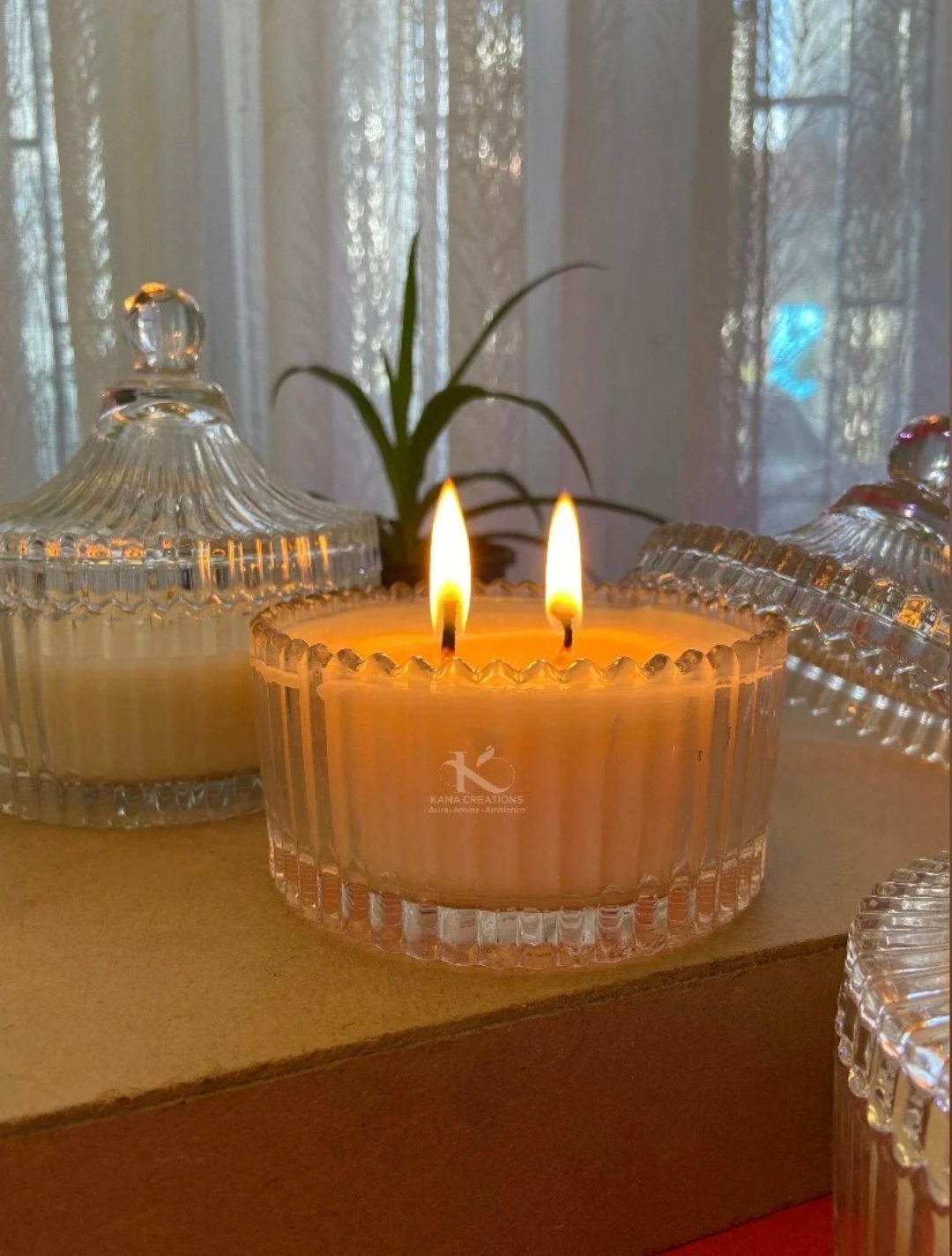 Vanilla Crystal Soy Candle