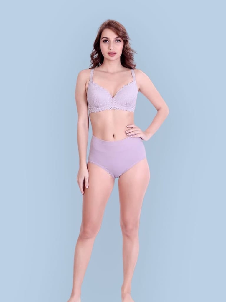 Net Elegance Padded Full Coverage Bra
